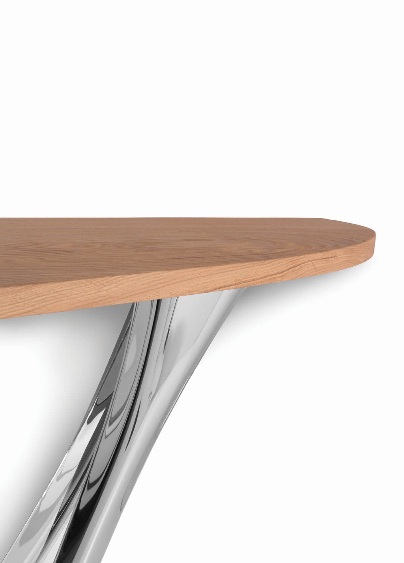 CONSOLA DUO - INOX - LIGHT OAK TABLE TOP5 (1)