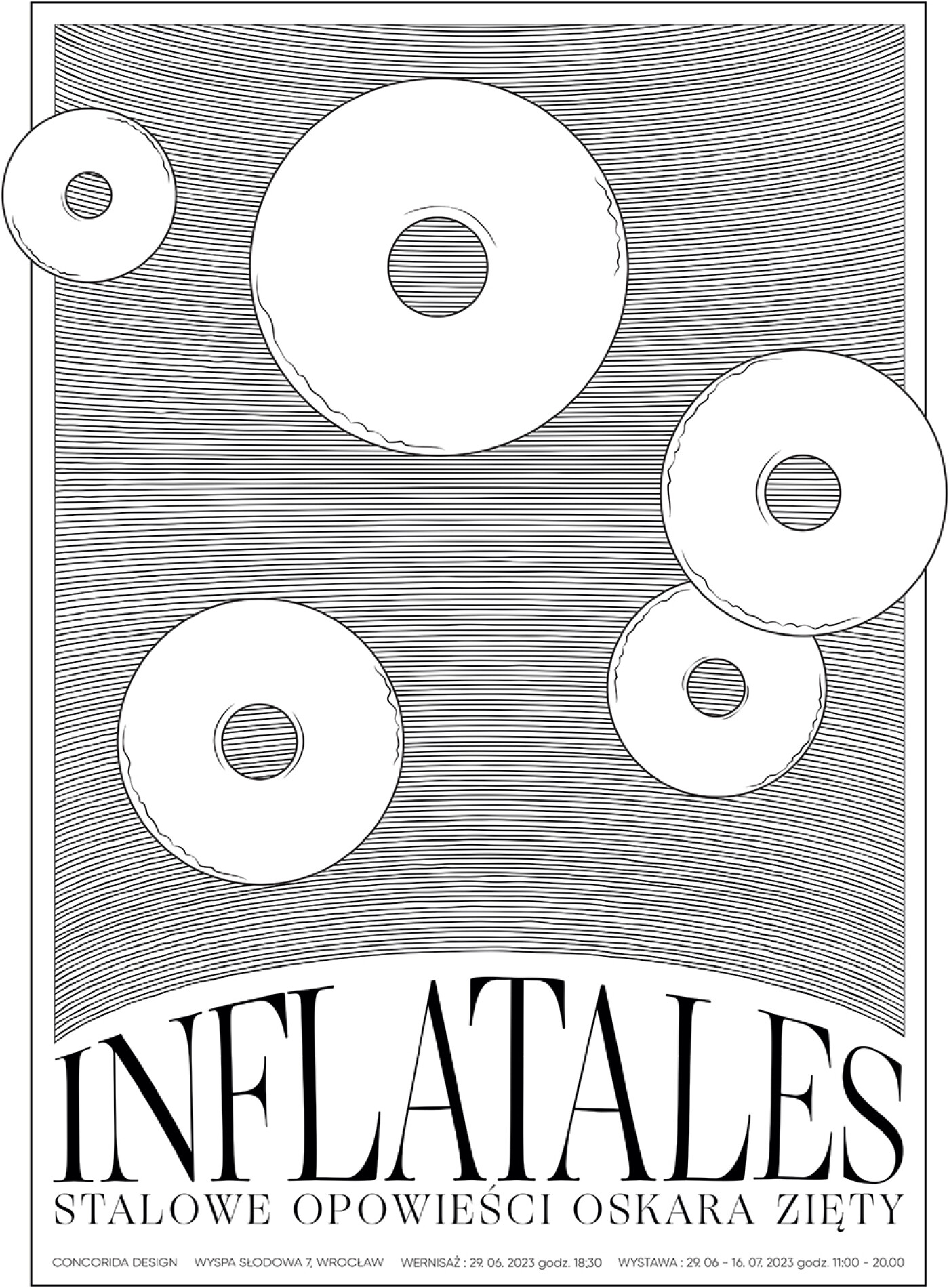 Zieta Studio exhibition Inflatales oster Rondo donut picture