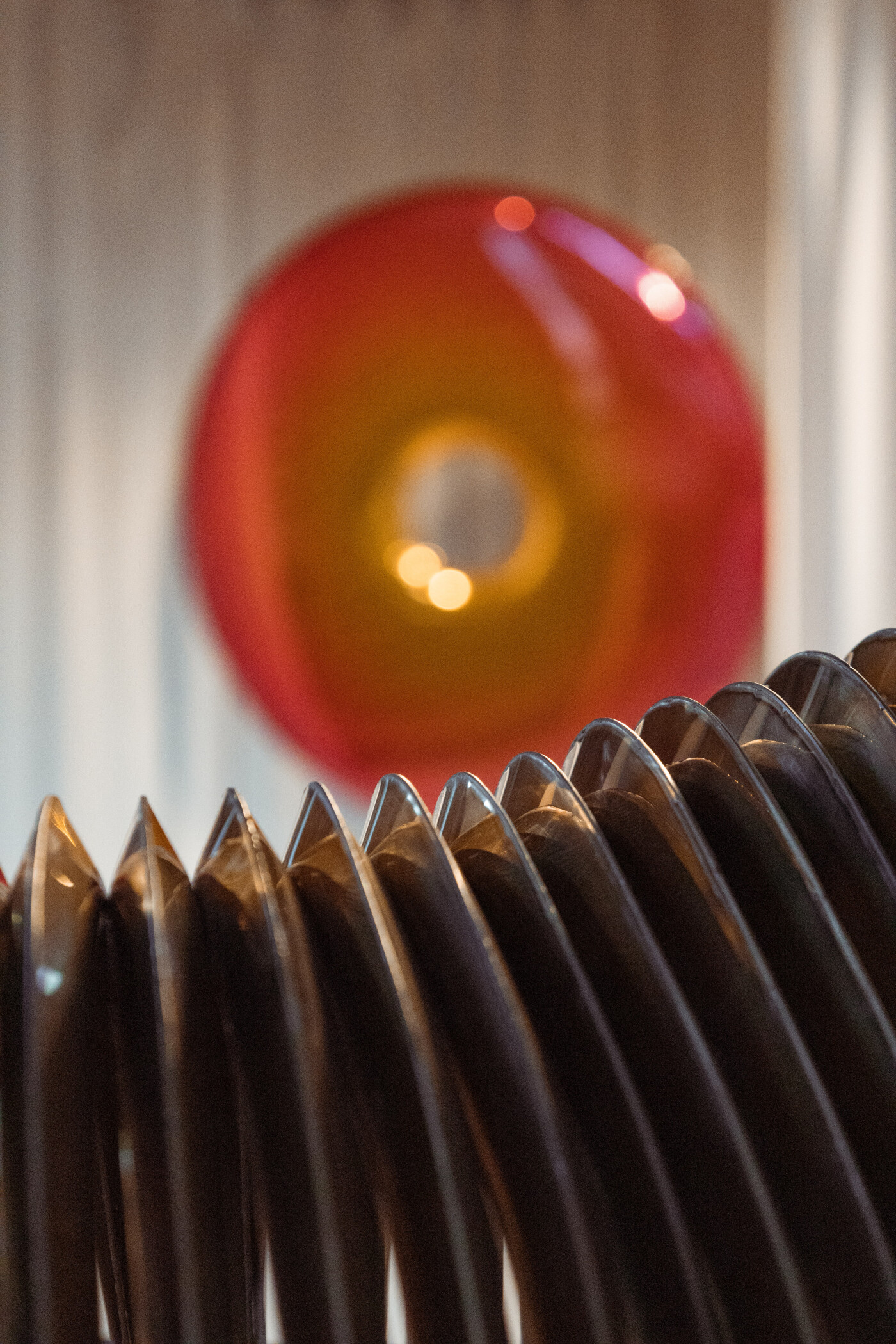 Zieta Studio INFLATALES exhibition helix nebula warm colour mirror