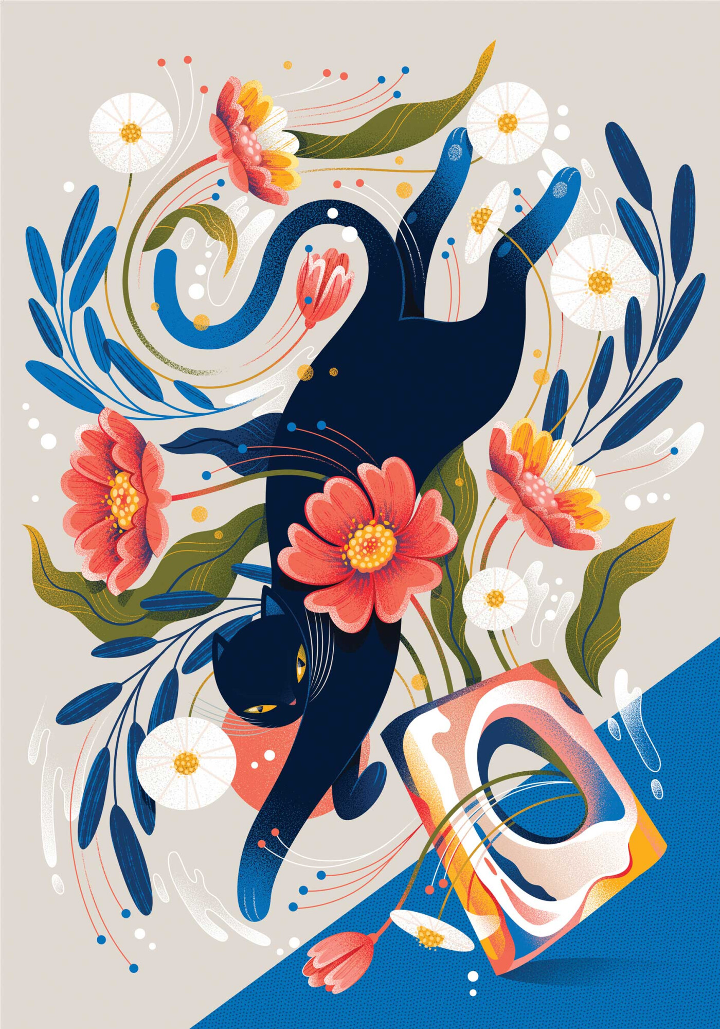 ilustrowany zieta kolaboracja