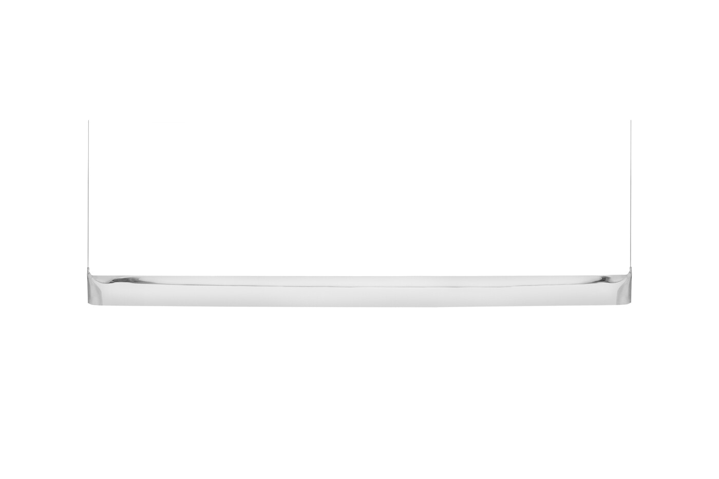 Zieta Studio, Blade lamp, polished inox finish – minimalist pendant light made from inflated stainless steel, crafted with FiDU technology