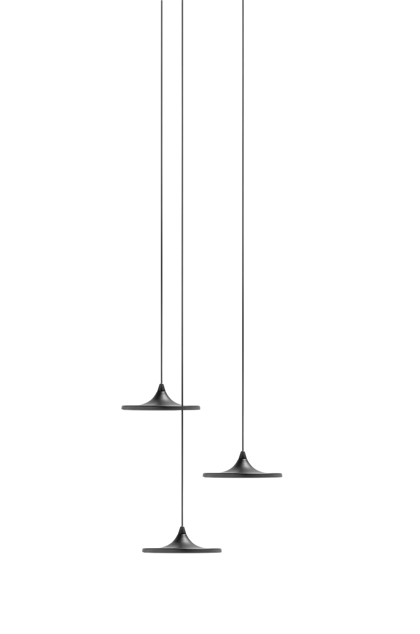 Luna Set 3 Black matt 9005 CCT 3000