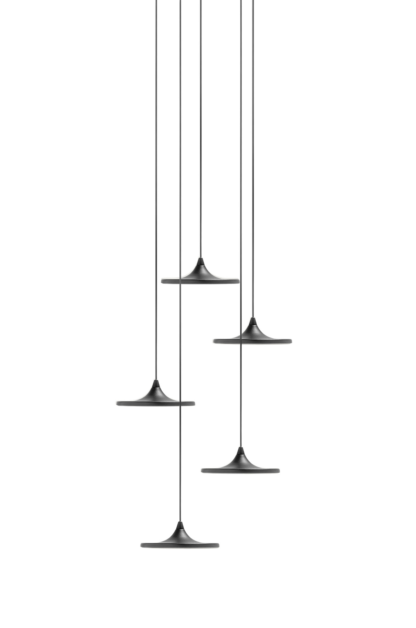 Luna Set 5 Black matt 9005 CCT 3000