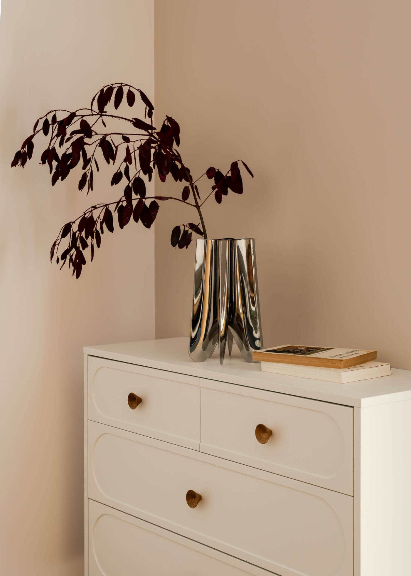 Rotation Vase 30 Inox Polished