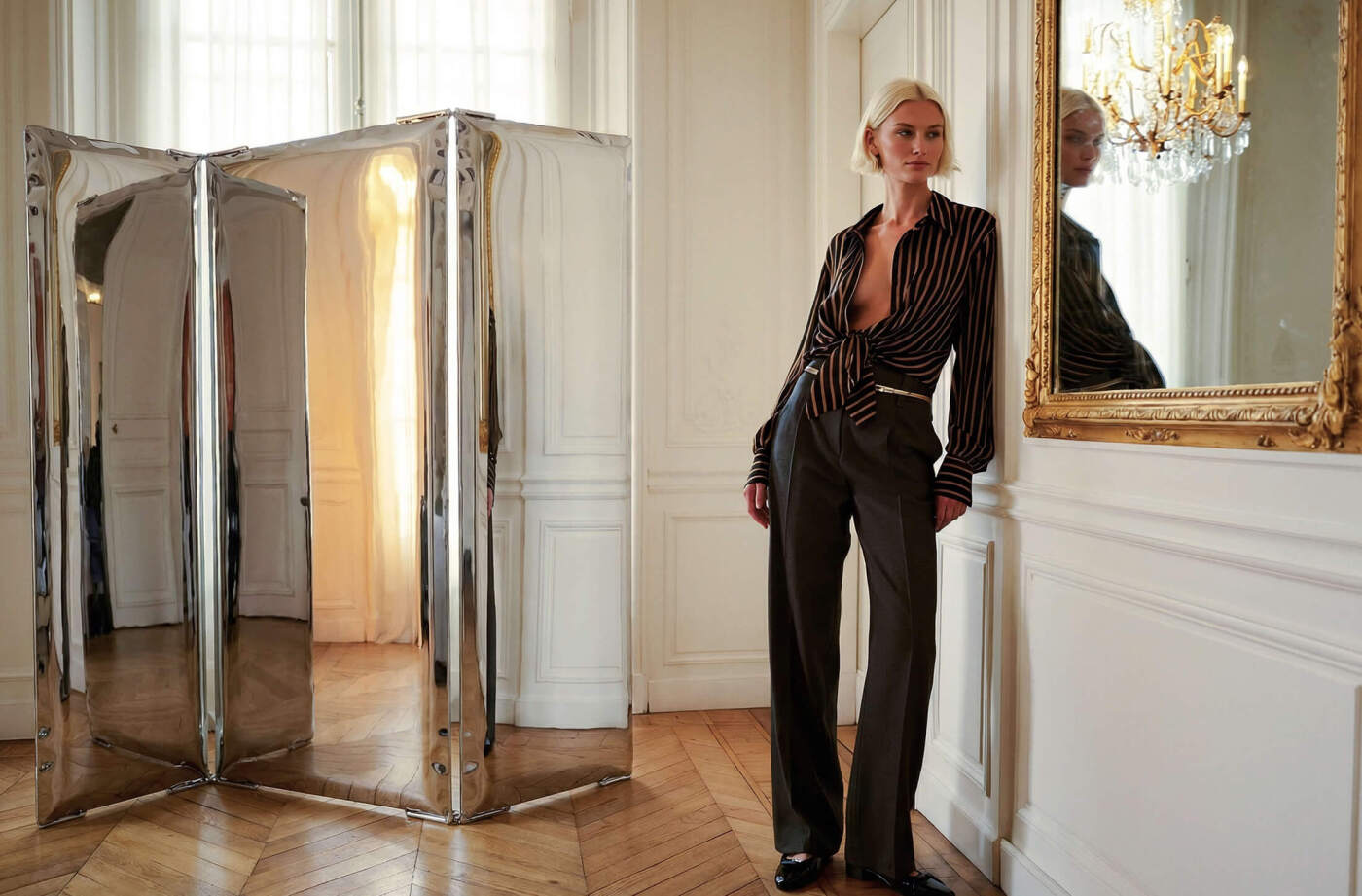 sonar screen inox polished zieta studio