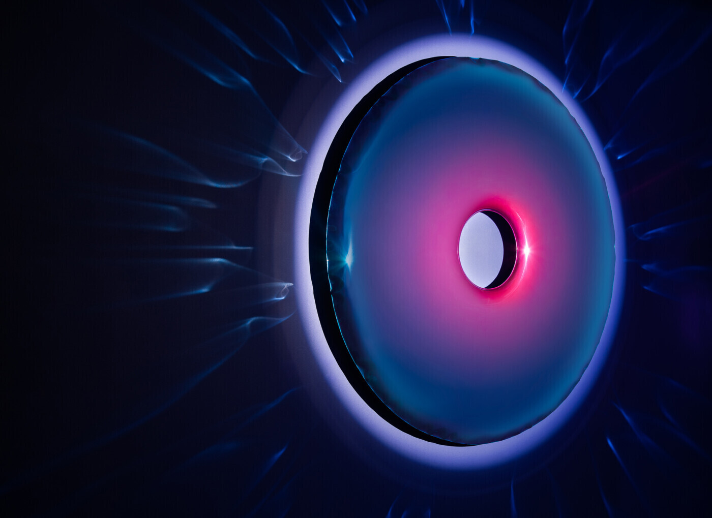 rondo mirror inox metal helix nebula