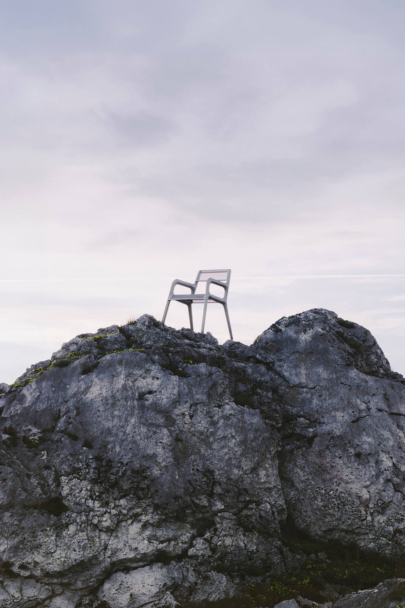 Zieta Ultraleggera Arm Chair in the mountains