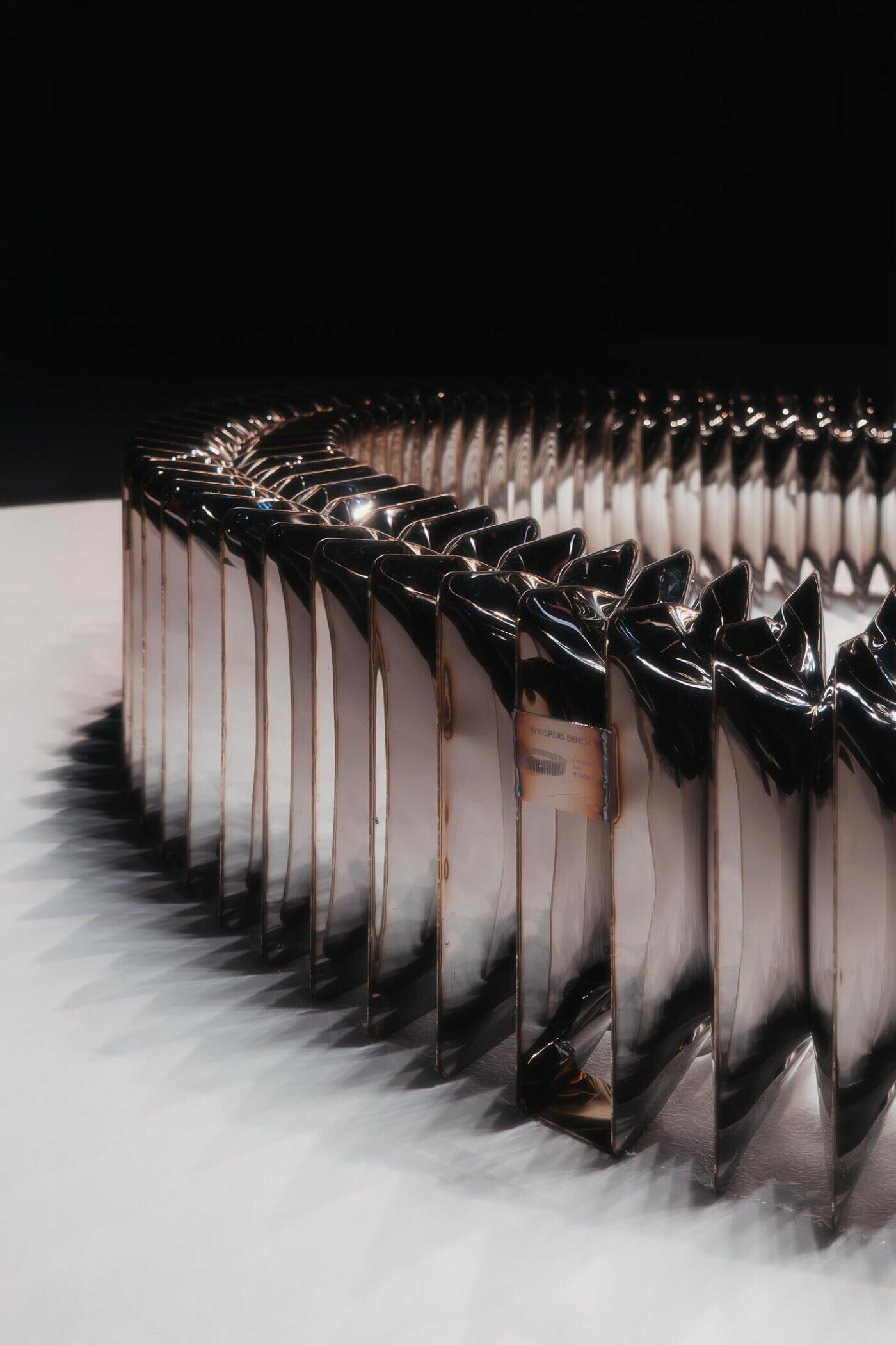 zieta whispers bench at a@w exhibition
