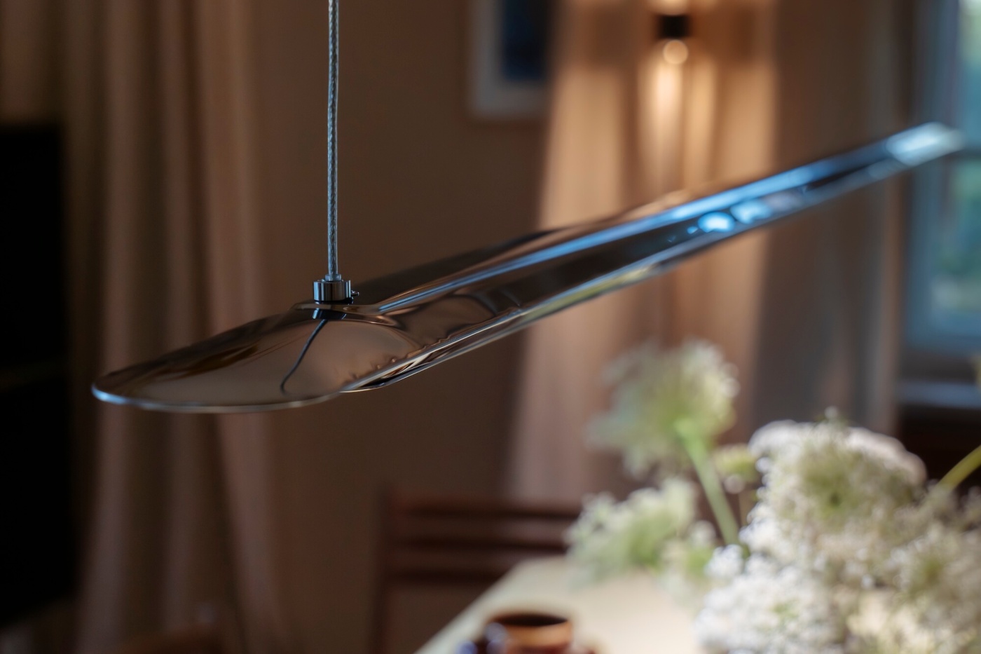 zieta fin lamp close up