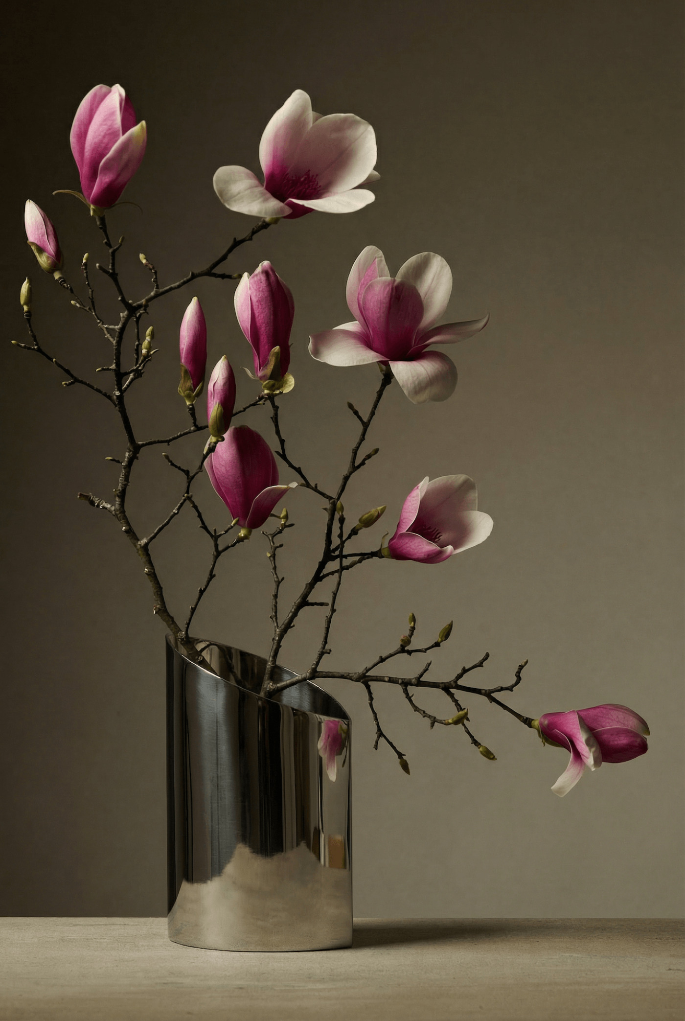 parova vase with lotus flowers