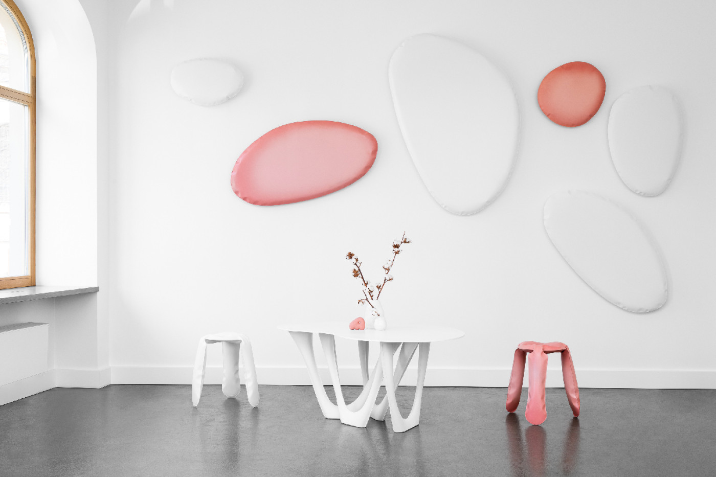 steel objects by zieta studio in arrangements