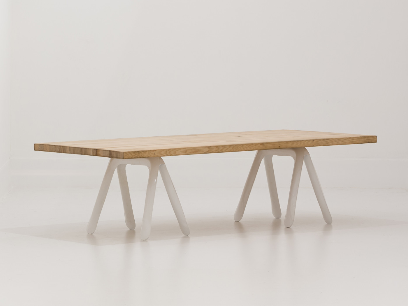 inflated steel table base 