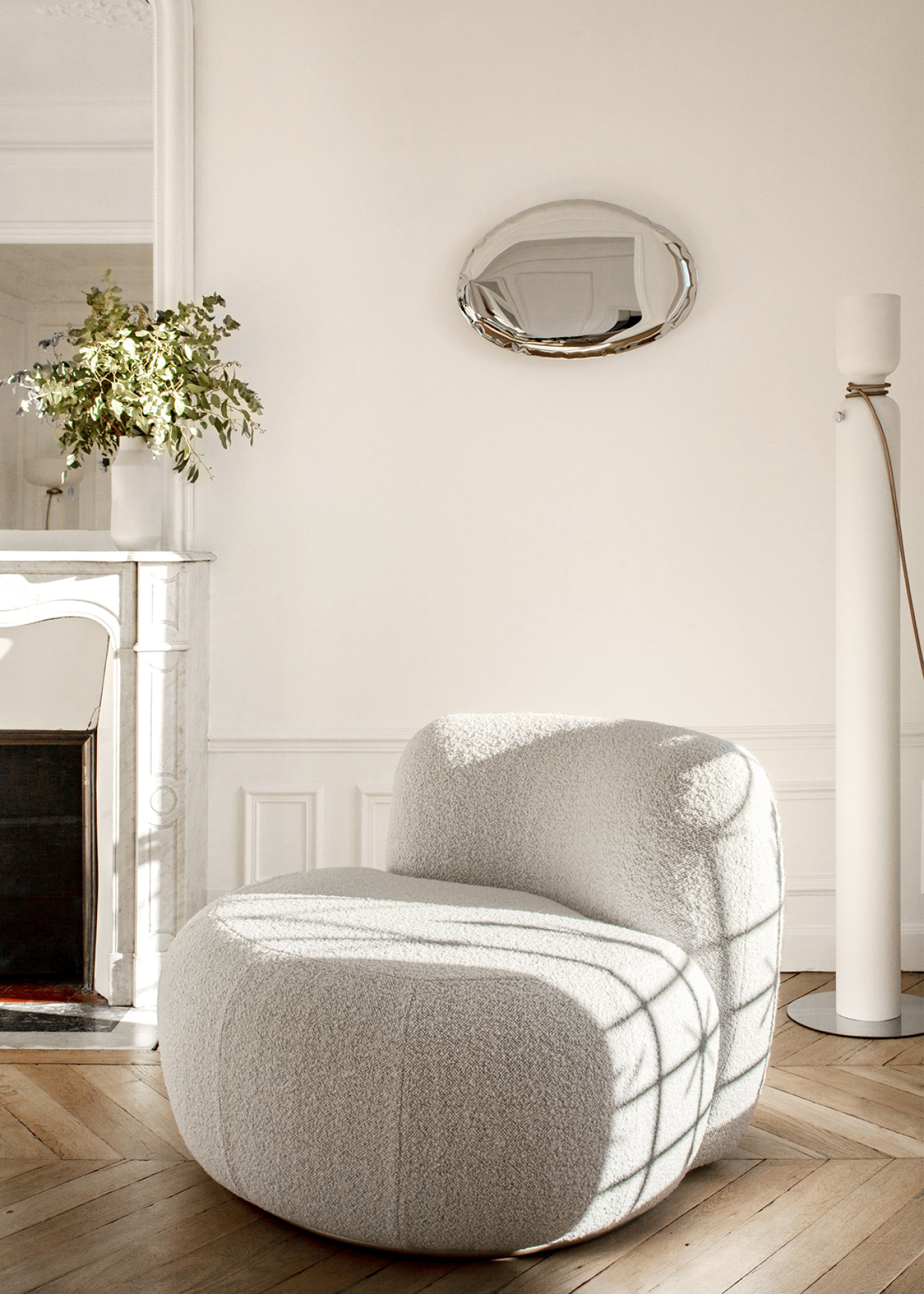 ZIETA STUDIO RONDO MIRROR INOX Savannah Bay Gallery - Showroom Paris 3