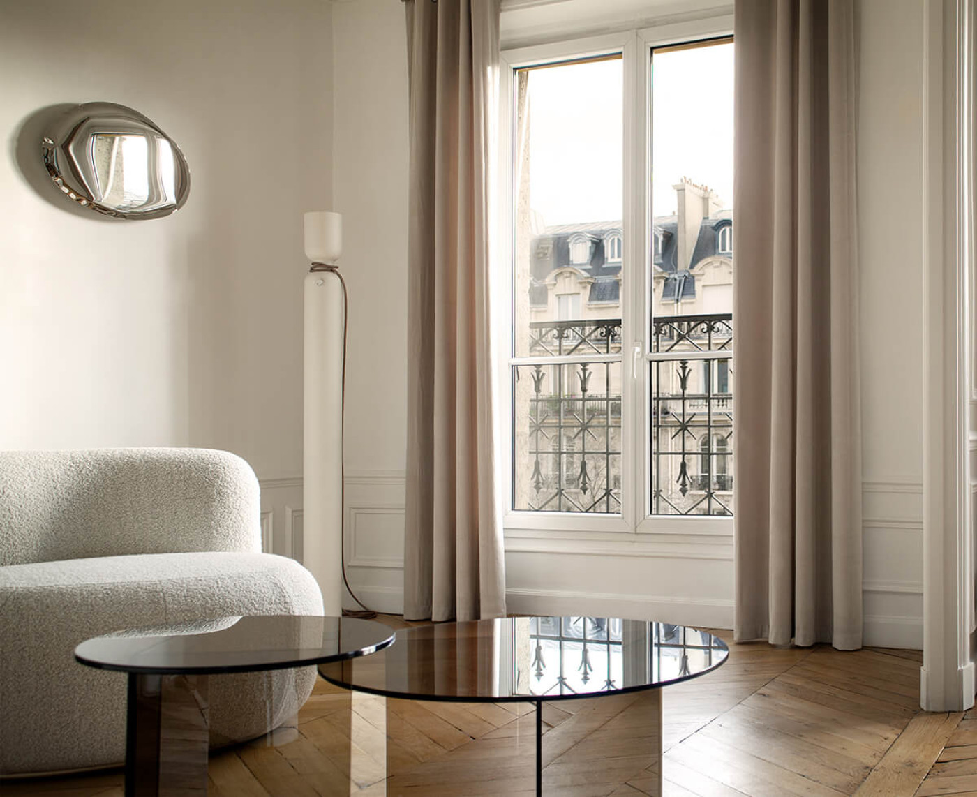 ZIETA STUDIO RONDO MIRROR INOX Zieta Collection Savannah Bay Gallery - Showroom Paris 1 (1)