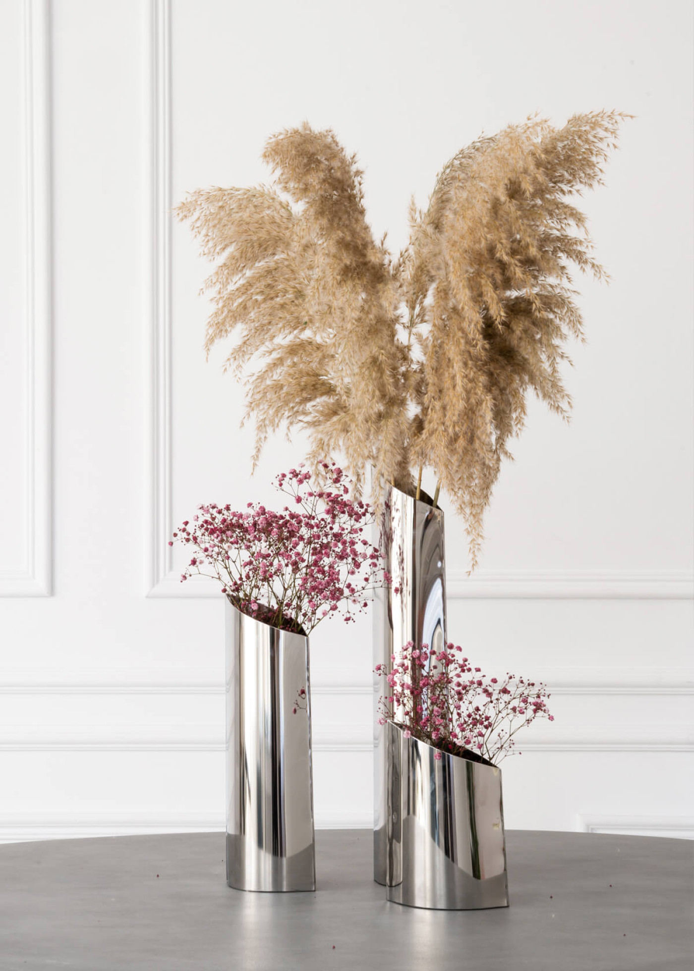 Zieta_PAROVA_Vases_M_inox_polished_Zietat_Collection_fot Marta Więcek