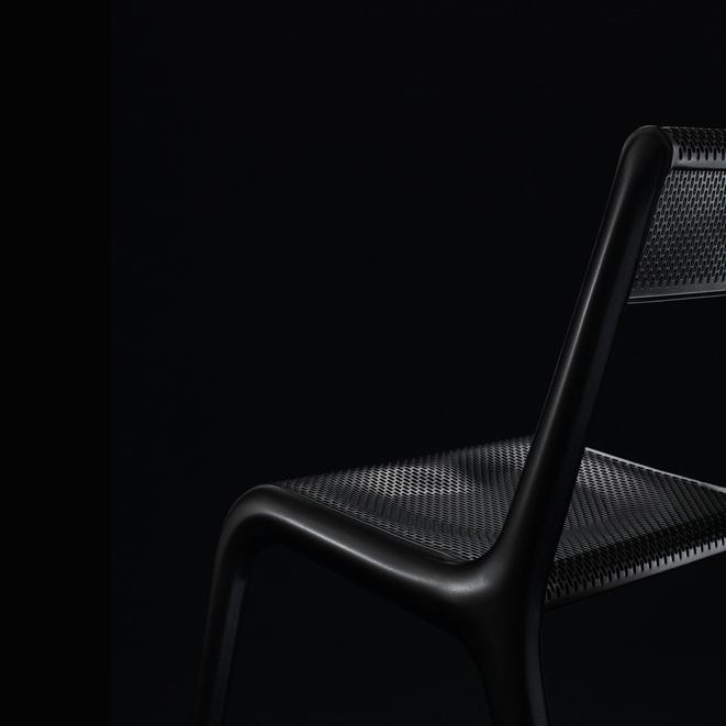 Zieta_ULTRALEGGERA_Chair_anodic black_Zieta_Collection_photo-Ernest_Winczyk_4