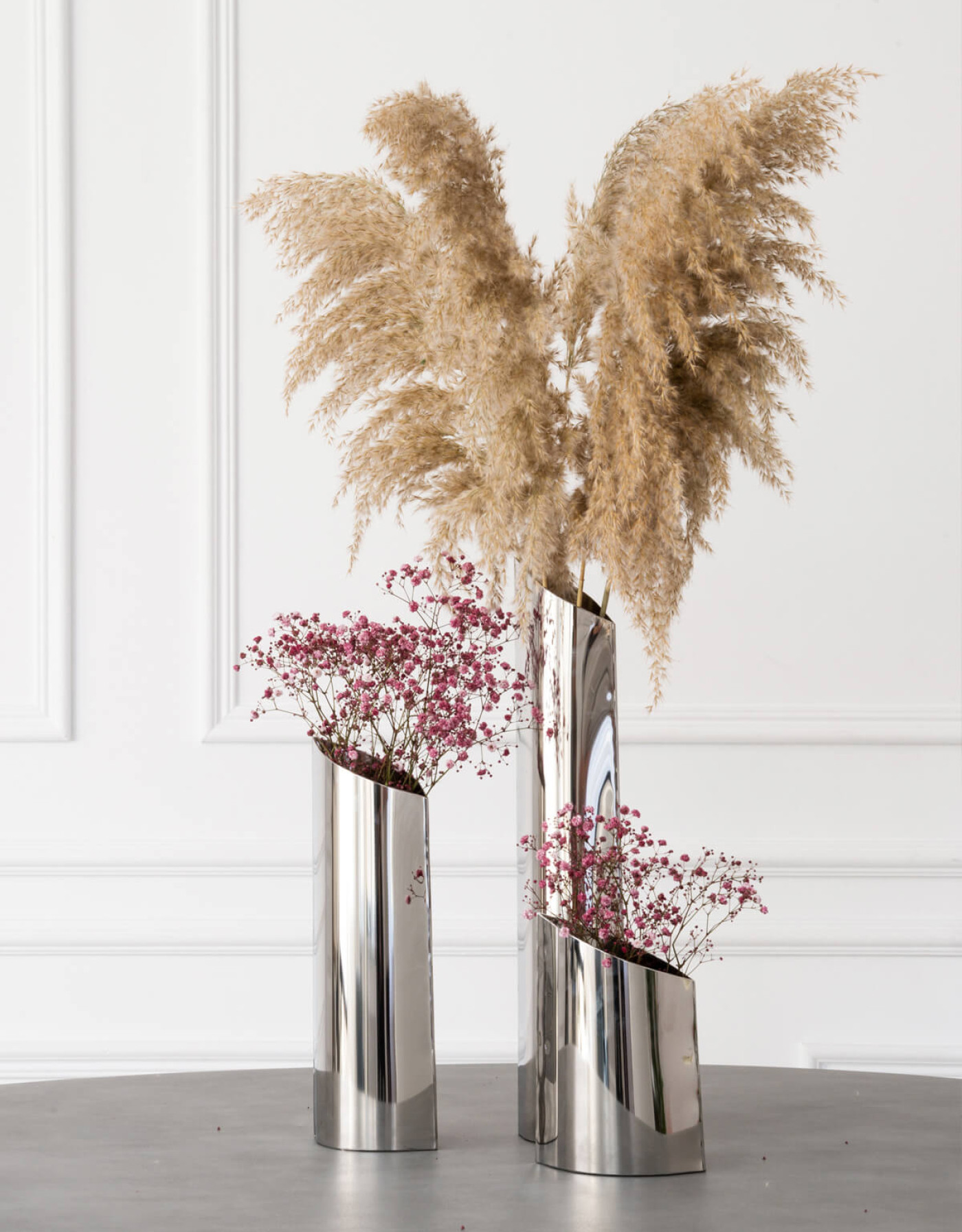 Zieta_PAROVA_Vases_M_inox_polished_Zietat_Collection_fot Marta Więcek