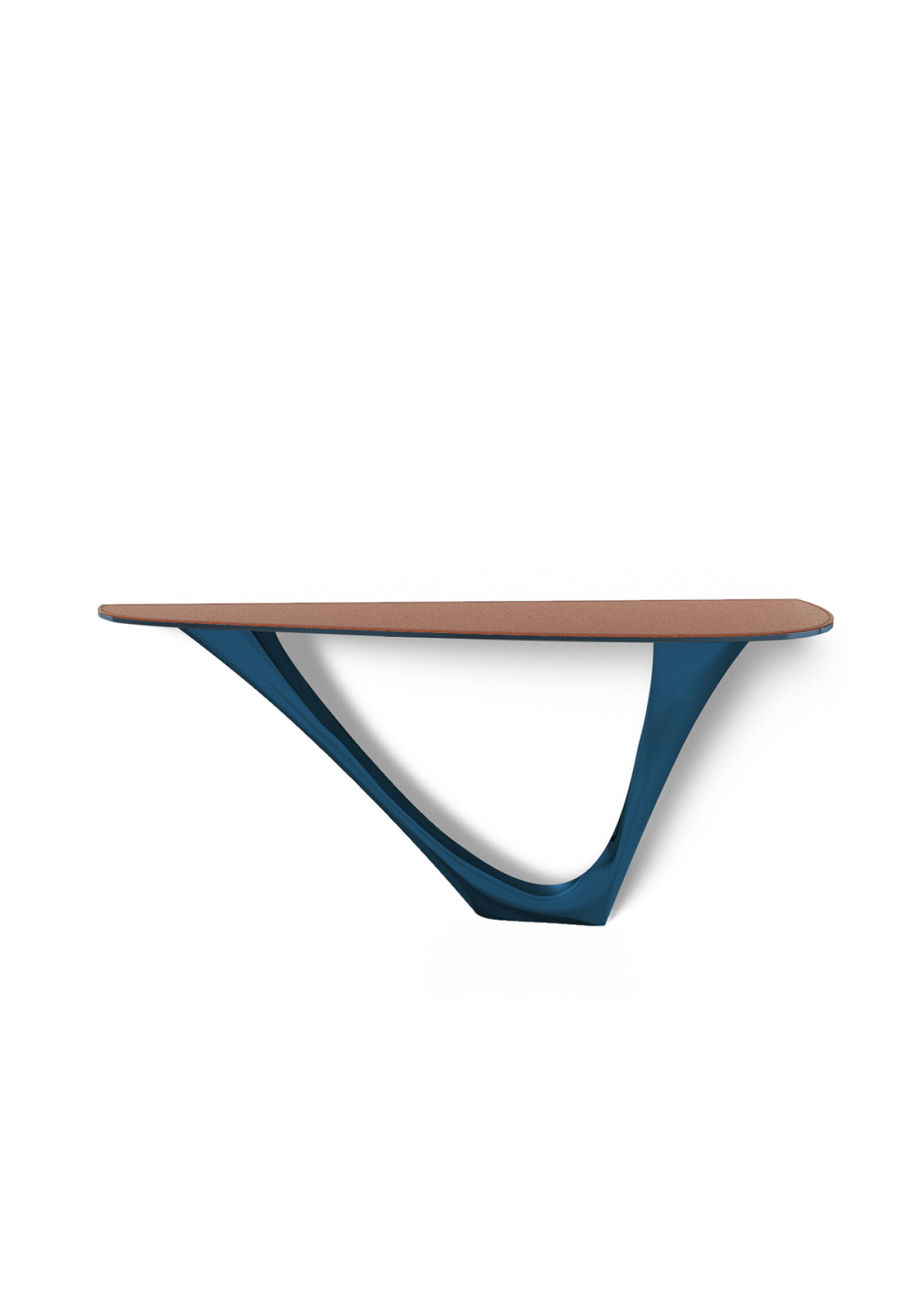 g-console mono left_leather cognac_cosmic blue